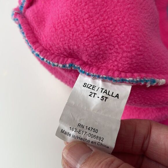 🌻3/20 Little bird knit hat with fleece lining. Size 2T-5T.  What a sweet hat! - Picture 3 of 3